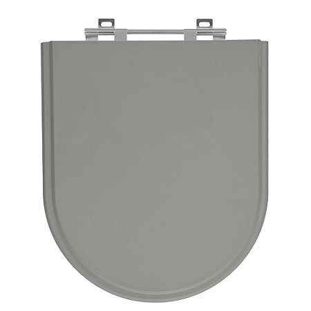 Tampa de Vaso Duna Cinza Vip (Escuro) Tampa para Vaso Deca de Madeira Laqueada