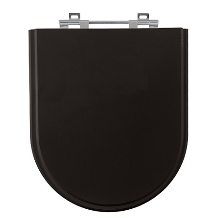 Tampa de Vaso Nuova Preto Tampa para Vaso Deca de Madeira Laqueada