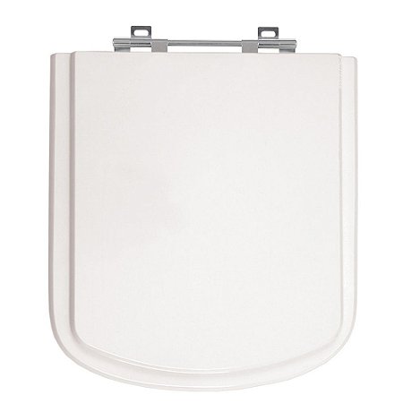 Tampa de Vaso Unic Branco Tampa para Vaso Deca de Madeira Laqueada