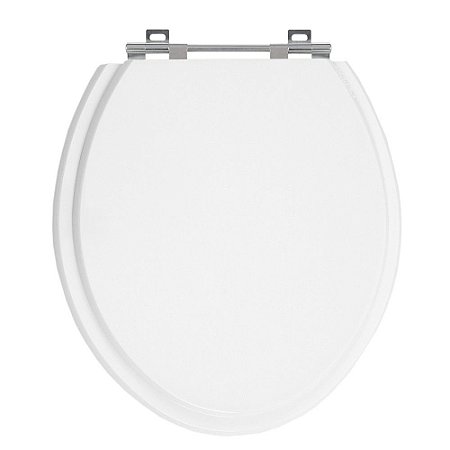 Tampa de Vaso Ravena Branco Tampa para Vaso Deca de Madeira Laqueada