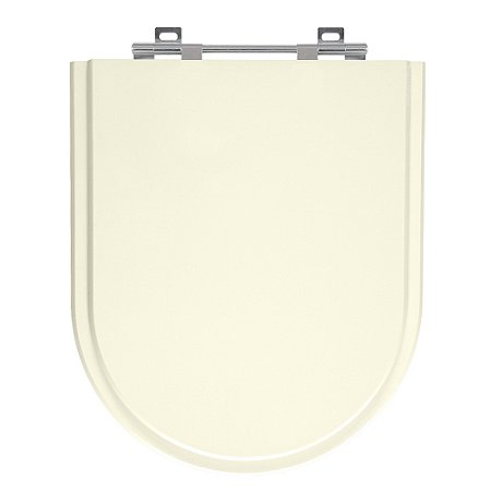 Tampa de Vaso Luna Palha (Bege Claro) Tampa para Vaso Icasa de Madeira Laqueada