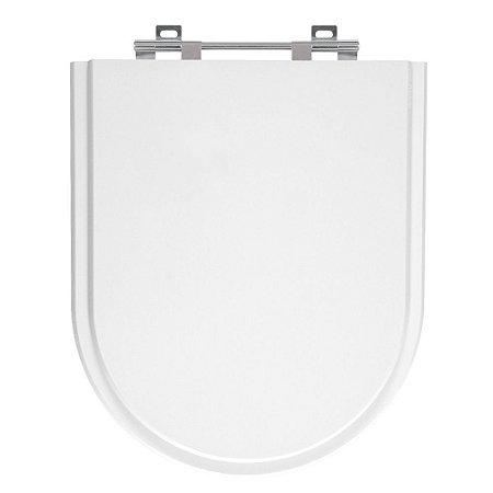 Tampa de Vaso Luna Branco Tampa para Vaso Icasa de Madeira Laqueada