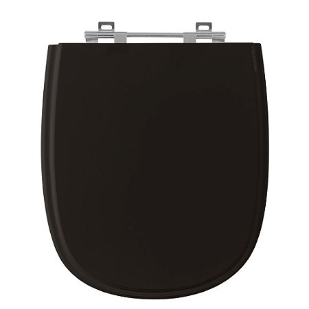 Tampa de Vaso Sabatini Preto Tampa para Vaso Icasa de Madeira Laqueada