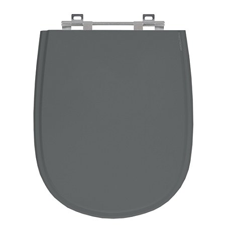 Tampa de Vaso Paris Cinza Escuro Tampa para Vaso Ideal de Madeira Laqueada