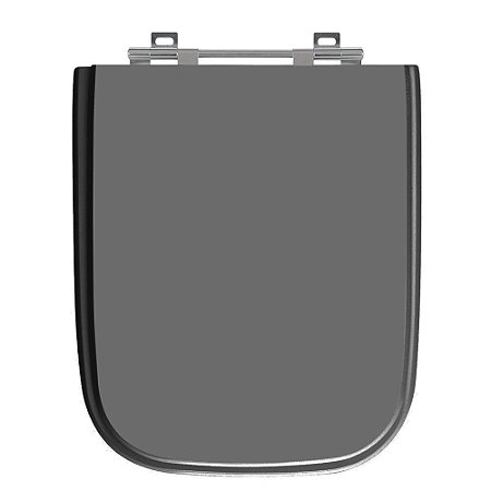 Tampa de Vaso Tivoli Cinza Quartzo (Escuro) Tampa para Vaso Ideal de Madeira Laqueada