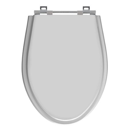 Tampa de Vaso Victoria Sterling Silver (Cinza Claro) Tampa para Vaso Ideal de Madeira Laqueada