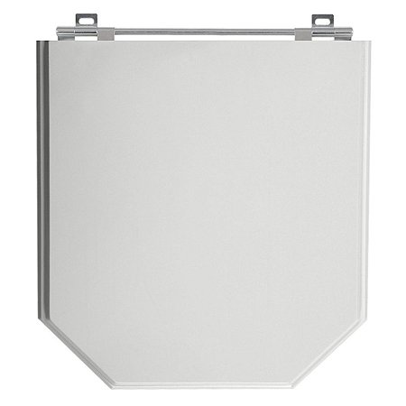 Tampa de Vaso Atrium Cinza Platina (Claro) Tampa para Vaso Incepa de Madeira Laqueada