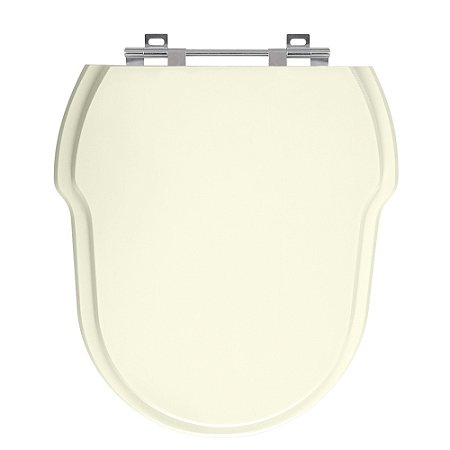 Tampa de Vaso Hampton Biscuit (Bege Claro) Tampa para Vaso Incepa de Madeira Laqueada