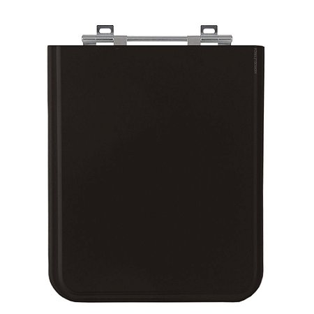 Tampa de Vaso Square Preto Tampa para Vaso Incepa de Madeira Laqueada