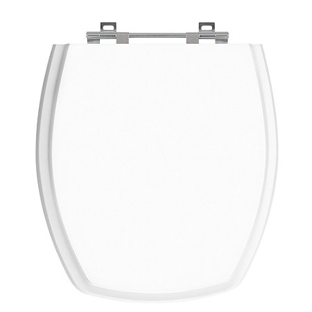 Tampa de Vaso Thema Branco Tampa para Vaso Incepa de Madeira Laqueada