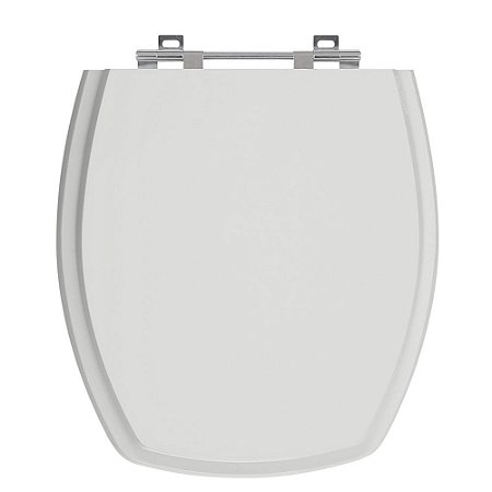 Tampa de Vaso Thema Cinza Platina (Claro) Tampa para Incepa de Madeira Laqueada