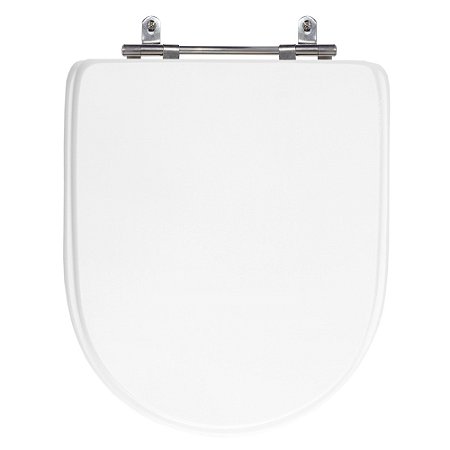 Assento Laqueado Donna  Branco Tampa para Vaso Celite em Mdf