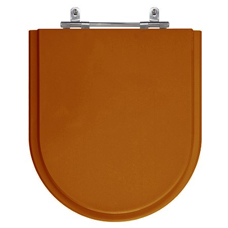 Assento Laqueado Riviera Caramelo Tampa para o Vaso Celite em Mdf