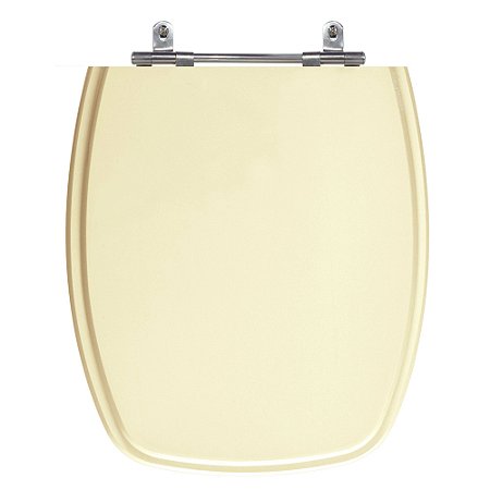 Assento Laqueado Stylus Bege Bruma Tampa para Vaso Celite em Mdf