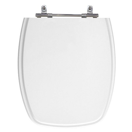 Assento Laqueado Stylus Branco Tampa para Vaso Celite em Mdf
