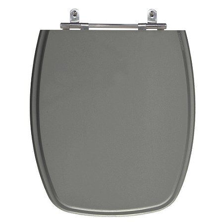 Assento Laqueado Stylus Cinza Perola (Escuro) Tampa para Vaso Celite em Mdf