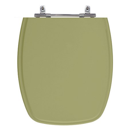 Assento Laqueado Stylus Verde Itapua Tampa para Vaso Celite em Mdf