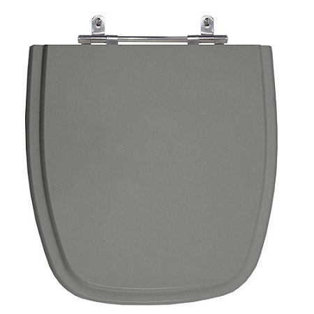 Assento Laqueado Versato/fit Cinza Perola (Escuro) Tampa para Vaso Celite em Mdf