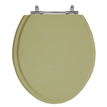 Assento Sanitário Convencional Oval Ravena Bege Saara Tampa Vaso Deca-incepa-celite-ideal-roca em Mdf