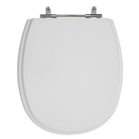Assento Laqueado Aspen Cinza Real (Claro) Tampa para Vaso Deca em Mdf