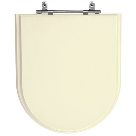 Assento Laqueado Duomo Plus Creme Tampa para Vaso Deca em Mdf
