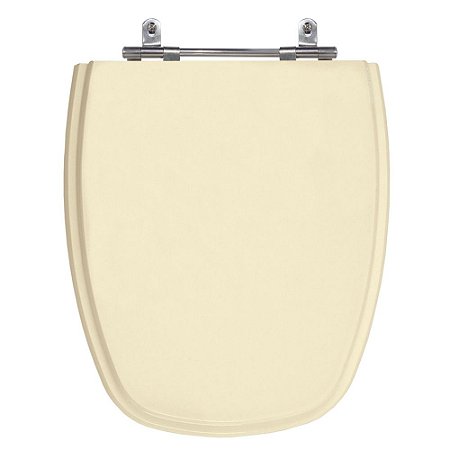 Assento Laqueado Monte Carlo Amendoa Tampa para Vaso Deca em Mdf