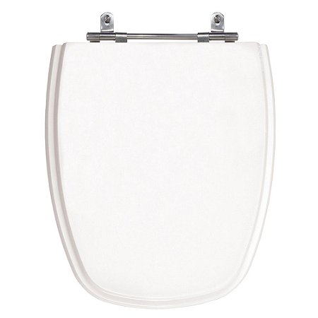 Assento Laqueado Monte Carlo Branco Tampa para Vaso Deca em Mdf