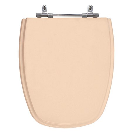 Assento Laqueado Monte Carlo Rosa Floral Tampa para Vaso Deca em Mdf