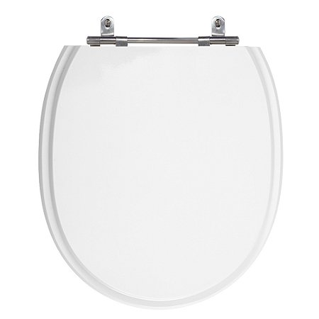 Assento Laqueado Village Branco Tampa para Vaso Deca em Mdf
