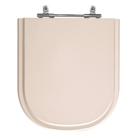 Assento Laqueado Vogue Plus Amendoa Tampa para Vaso Deca em Mdf