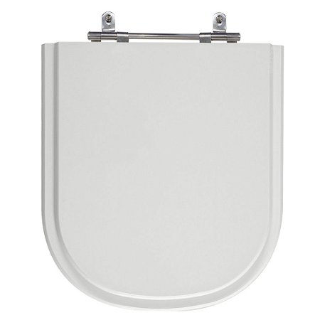 Assento Laqueado Vogue Plus Cinza Real (Claro) Tampa para Vaso Deca em Mdf