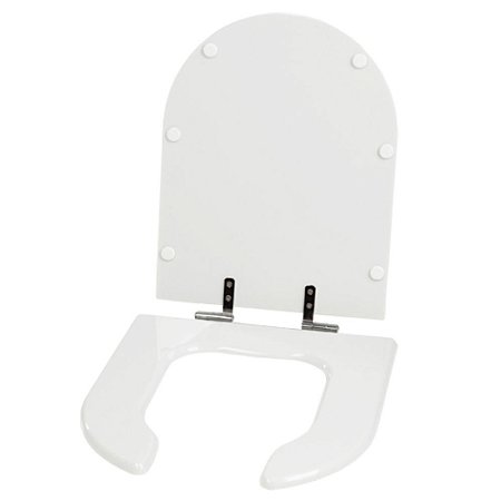 Assento Laqueado Luna Medic Branco Tampa para Vaso Icasa de Mdf