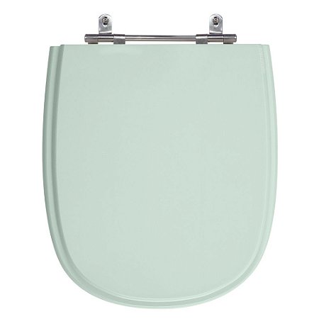 Assento Laqueado Sabatini Verde Claro Tampa para Vaso Icasa em Mdf