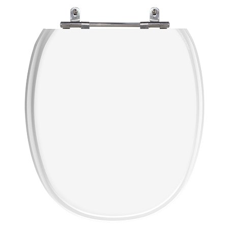 Assento Laqueado Ascot Branco (Neve) Tampa para Vaso Ideal Standard em Mdf