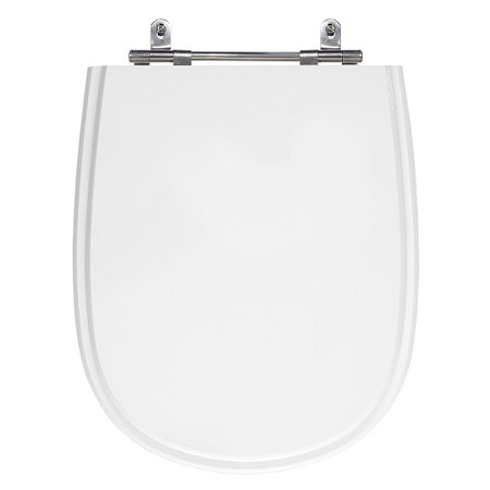 Assento Laqueado Ezedra Branco (Neve) Tampa para Vaso Ideal Standard em Mdf