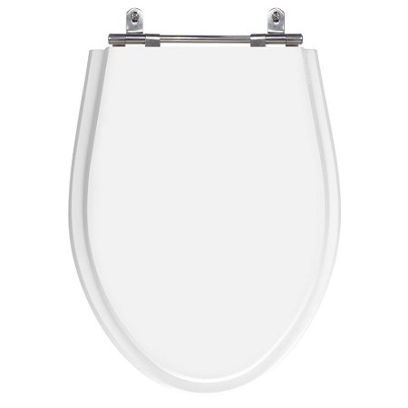 Assento Laqueado Victoria Branco Neve Tampa para Vaso Ideal Standard em Mdf