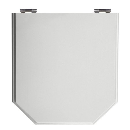Assento Laqueado Atrium Cinza Platina (Claro) Tampa para Vaso Incepa em Mdf