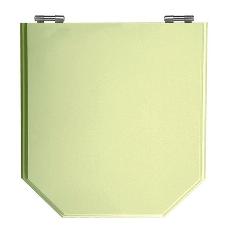Assento Laqueado Atrium Verde Claro Tampa para Vaso Incepa em Mdf