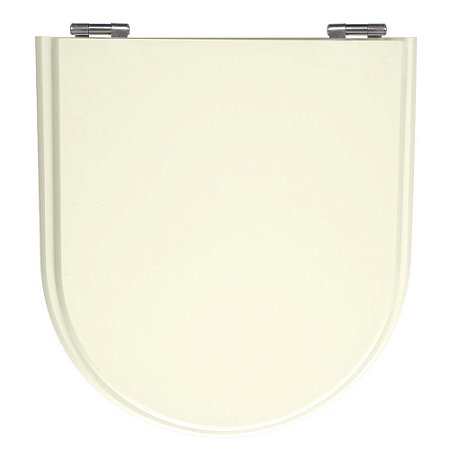 Assento Laqueado Calypso Biscuit (Bege Claro) Tampa para Vaso Incepa em Mdf
