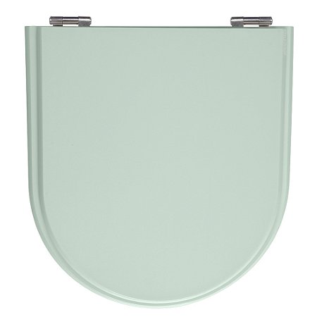 Assento Laqueado Calypso Verde Agua Tampa para Vaso Incepa em Mdf
