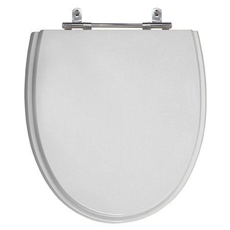 Assento Laqueado Eros Cinza Platina (Claro) Tampa para Vaso Incepa em Mdf
