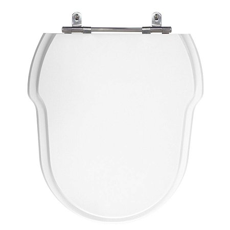 Assento Laqueado Hampton Branco Ampa para Vaso Incepa em Mdf