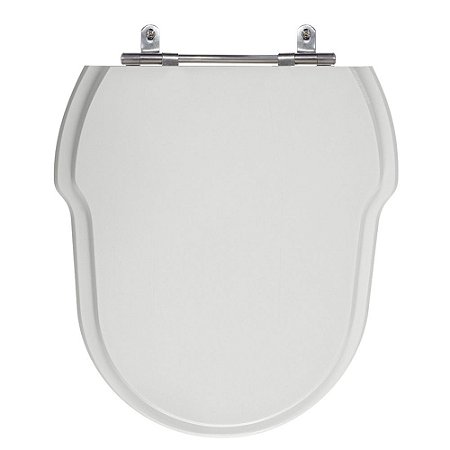Assento Laqueado Hampton Cinza Platina (Claro) Tampa para Vaso Incepa e Mdf