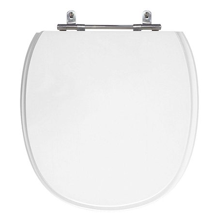 Assento Laqueado Massima Branco Tampa para Vaso Incep em Mdf