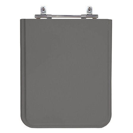 Assento Laqueado Square Amber (Cinza Escuro)tampa para Vaso Incepa em Mdf