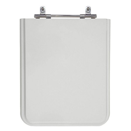 Assento Laqueado Square Cinza Platina (Claro) Tampa para Vaso Incepa em Mdf