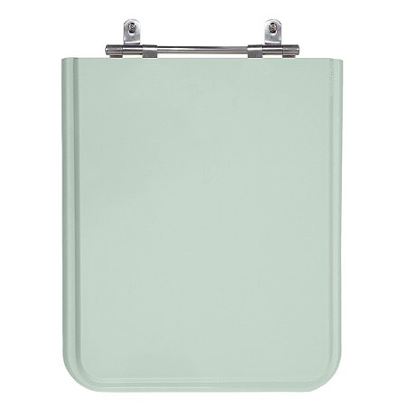 Assento Laqueado Square Verde Agua Tampa para Vaso Incepa em Mdf