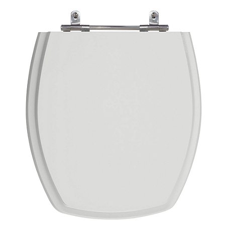 Assento Laqueado Thema Cinza Platina (Claro) Tampa para Vaso Incepa em Mdf
