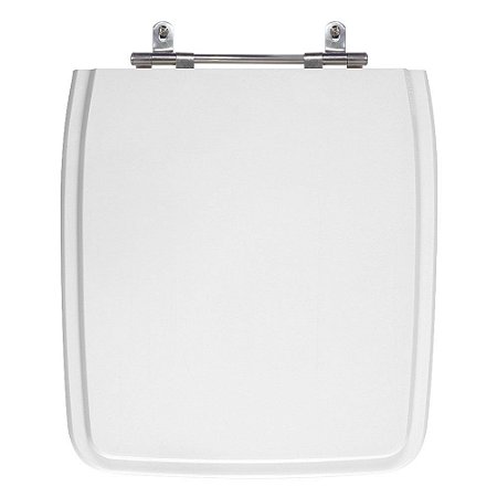 Assento Laqueado Anturius Branco Tampa para Vaso Luzarte em Mdf