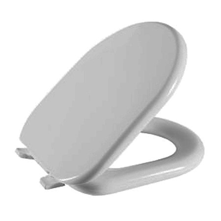 Assento Sanitário Oxford Cinza Claro Tampa para Vaso Deca Almofadado